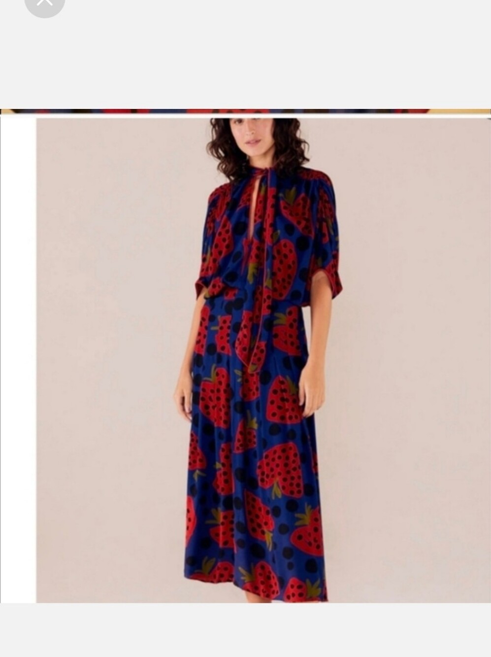 Farm Rio Heartberry Mididress - Picture 2 of 5
